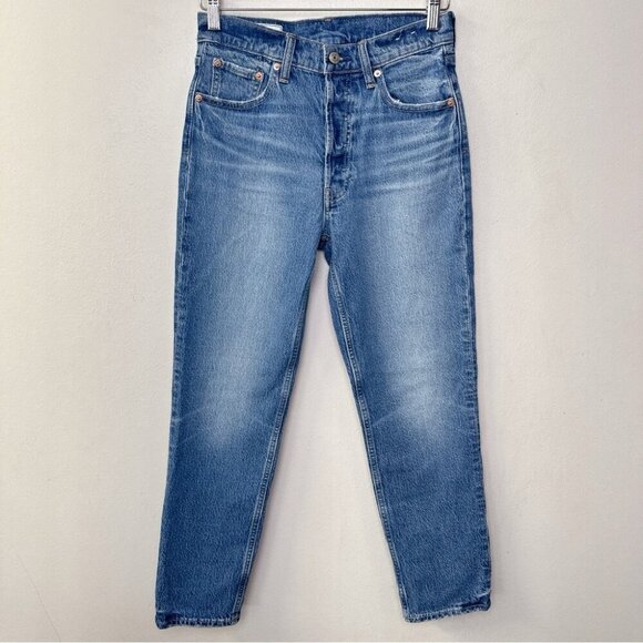 Gap Womens 26 Cheeky High Rise Straight Leg Medium Wash Jeans - Picture 2 of 16